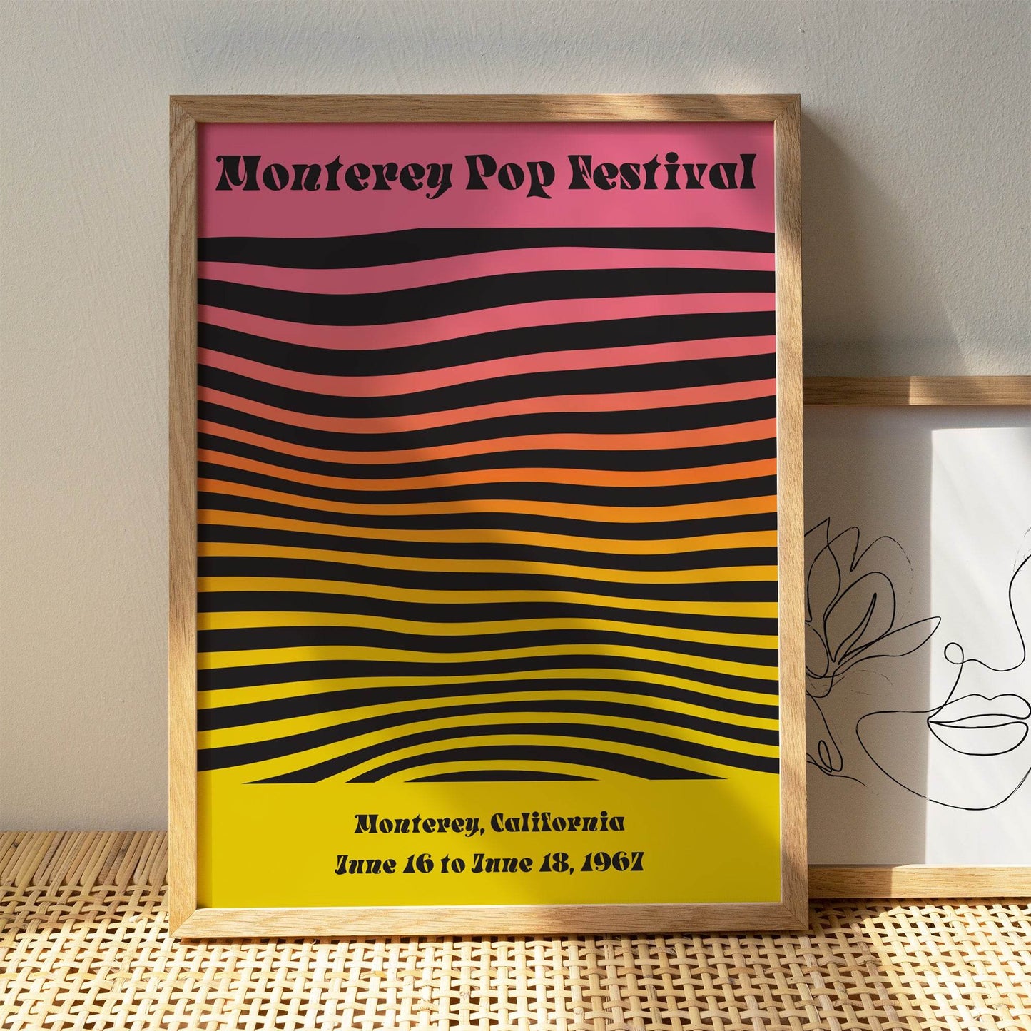 Monterey Pop Festival 1967 Vintage Poster - HypeSheriff