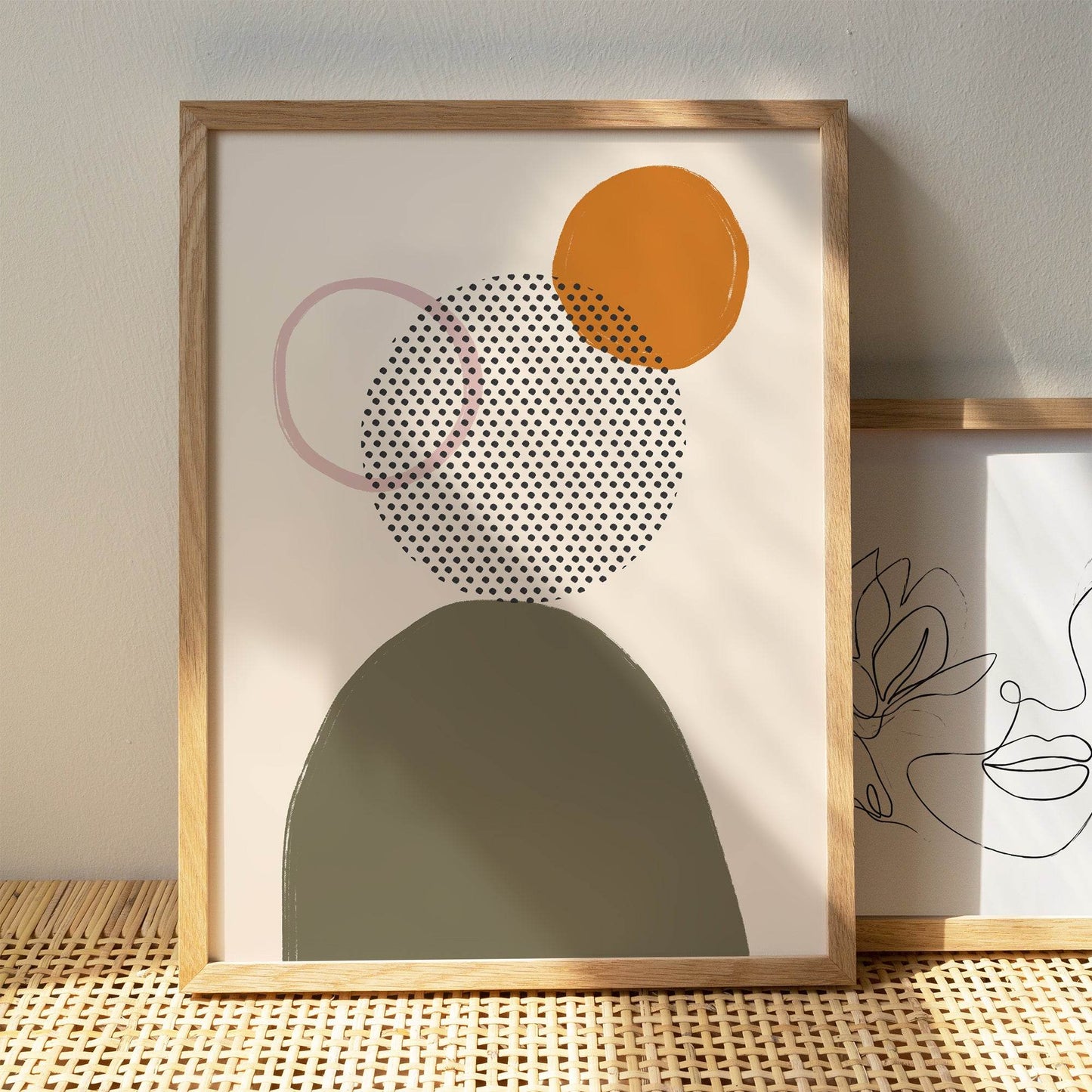 Earth Colors Abstract Print - HypeSheriff