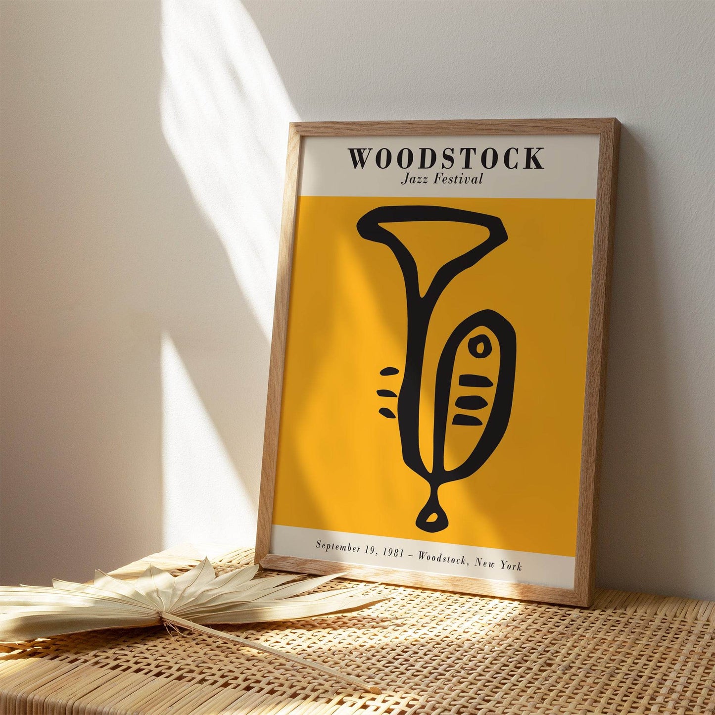 Yellow Jazz Retro Poster - HypeSheriff