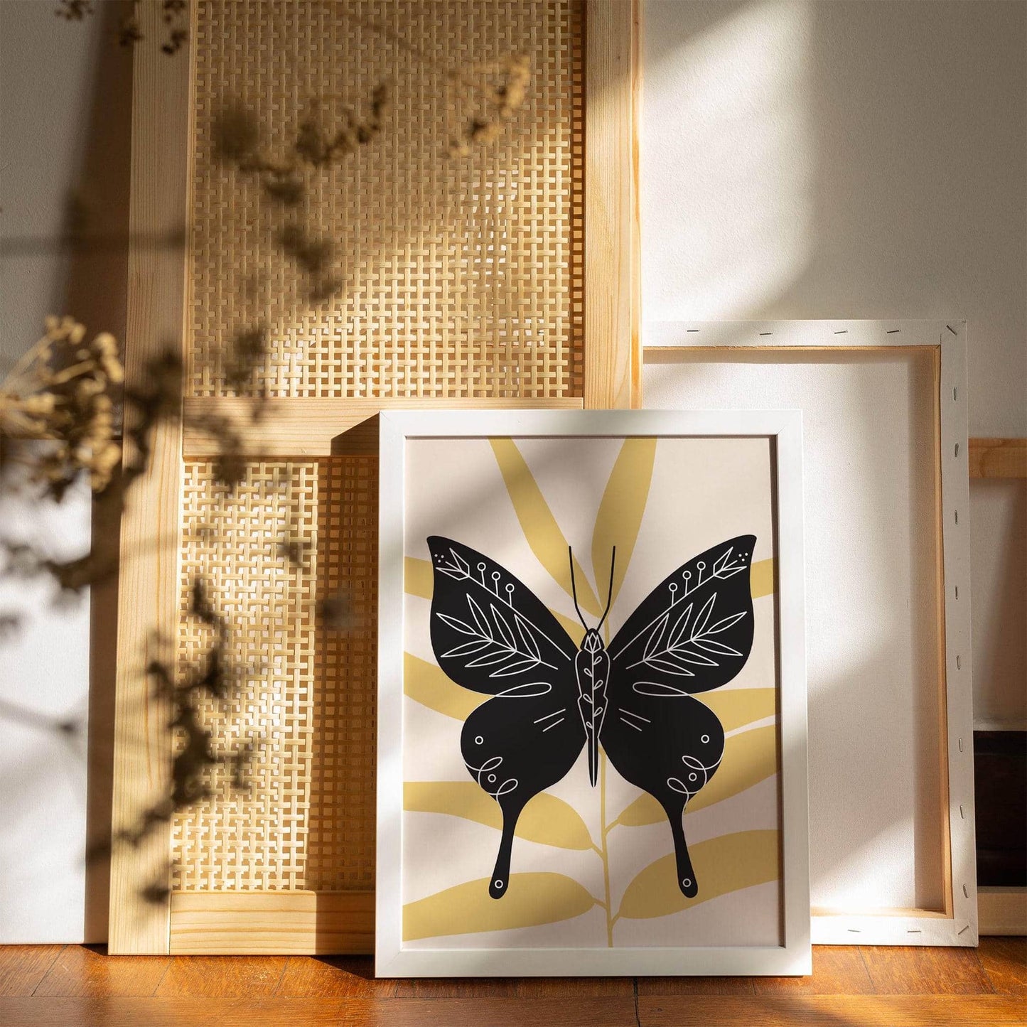 Butterfly Folk Illustration Print - HypeSheriff