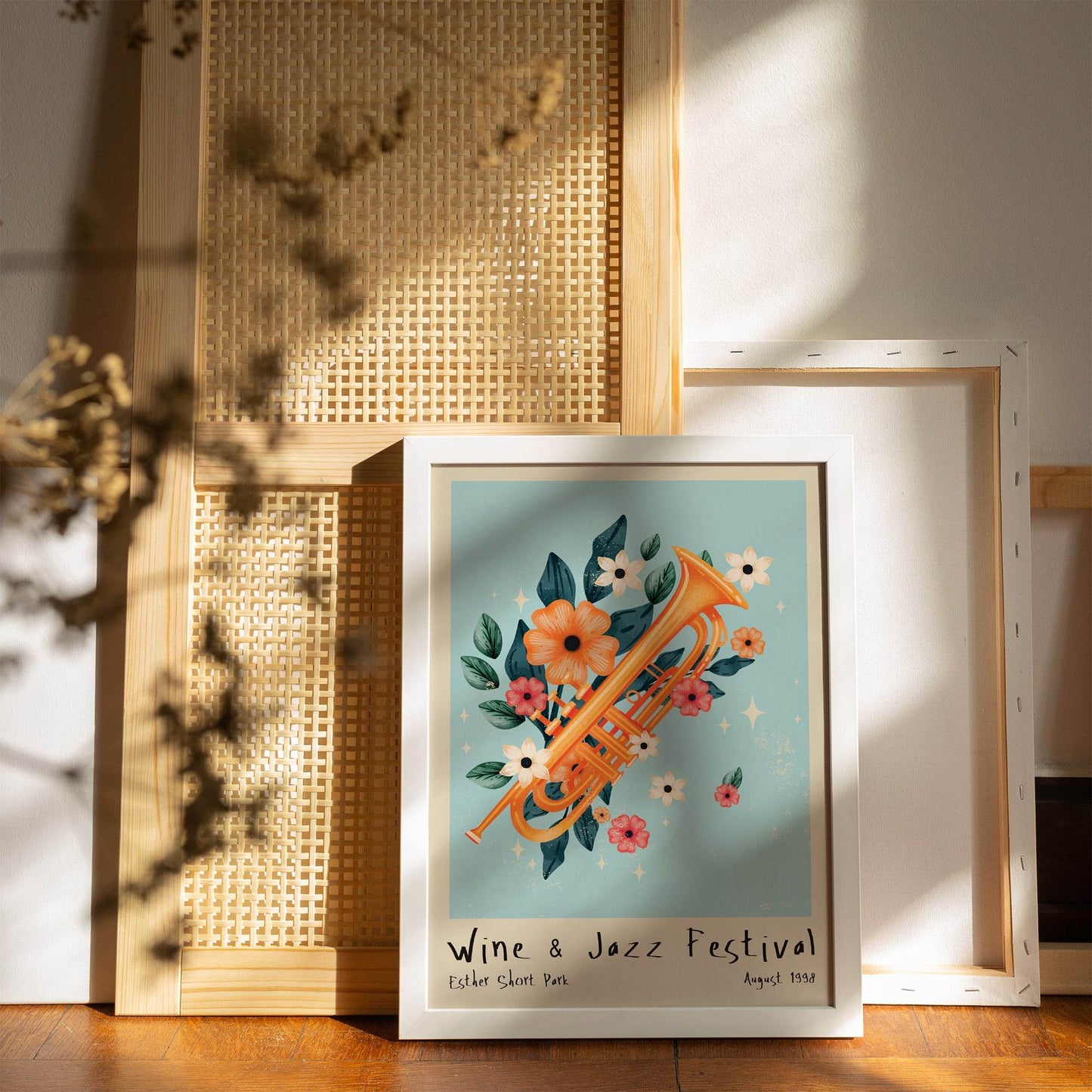 Framed Vintage Jazz Poster Reprint - HypeSheriff