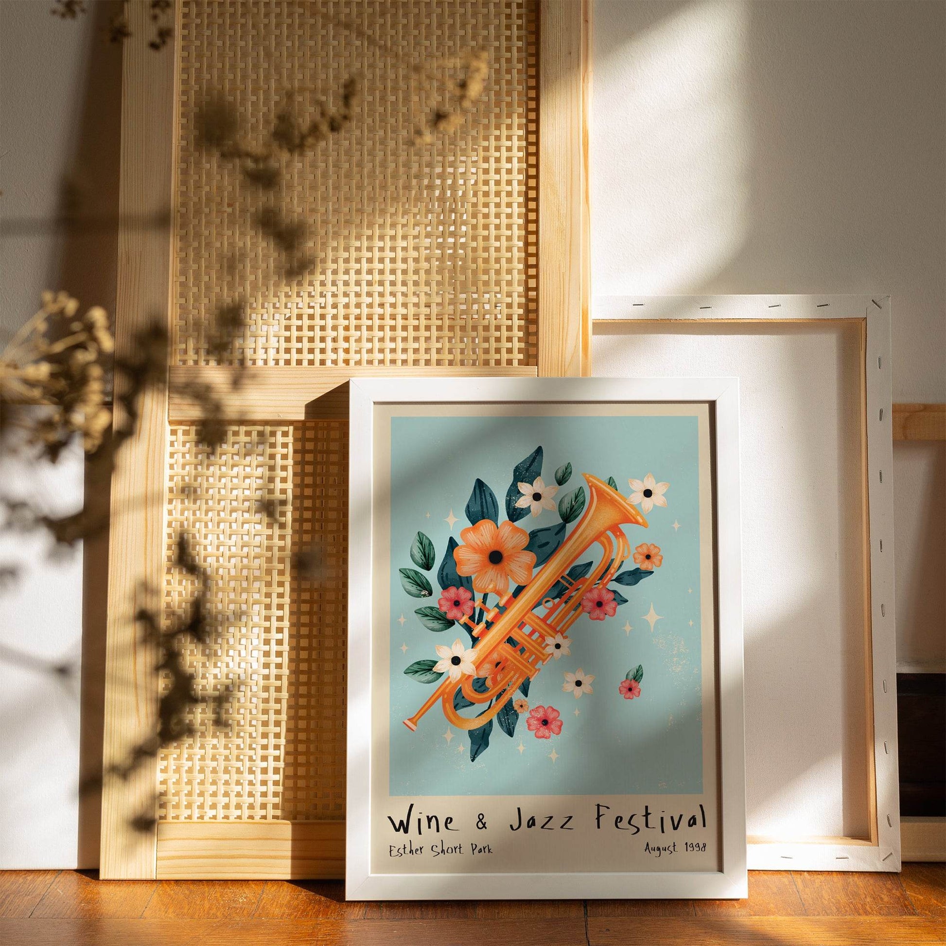 Framed Vintage Jazz Poster Reprint - HypeSheriff