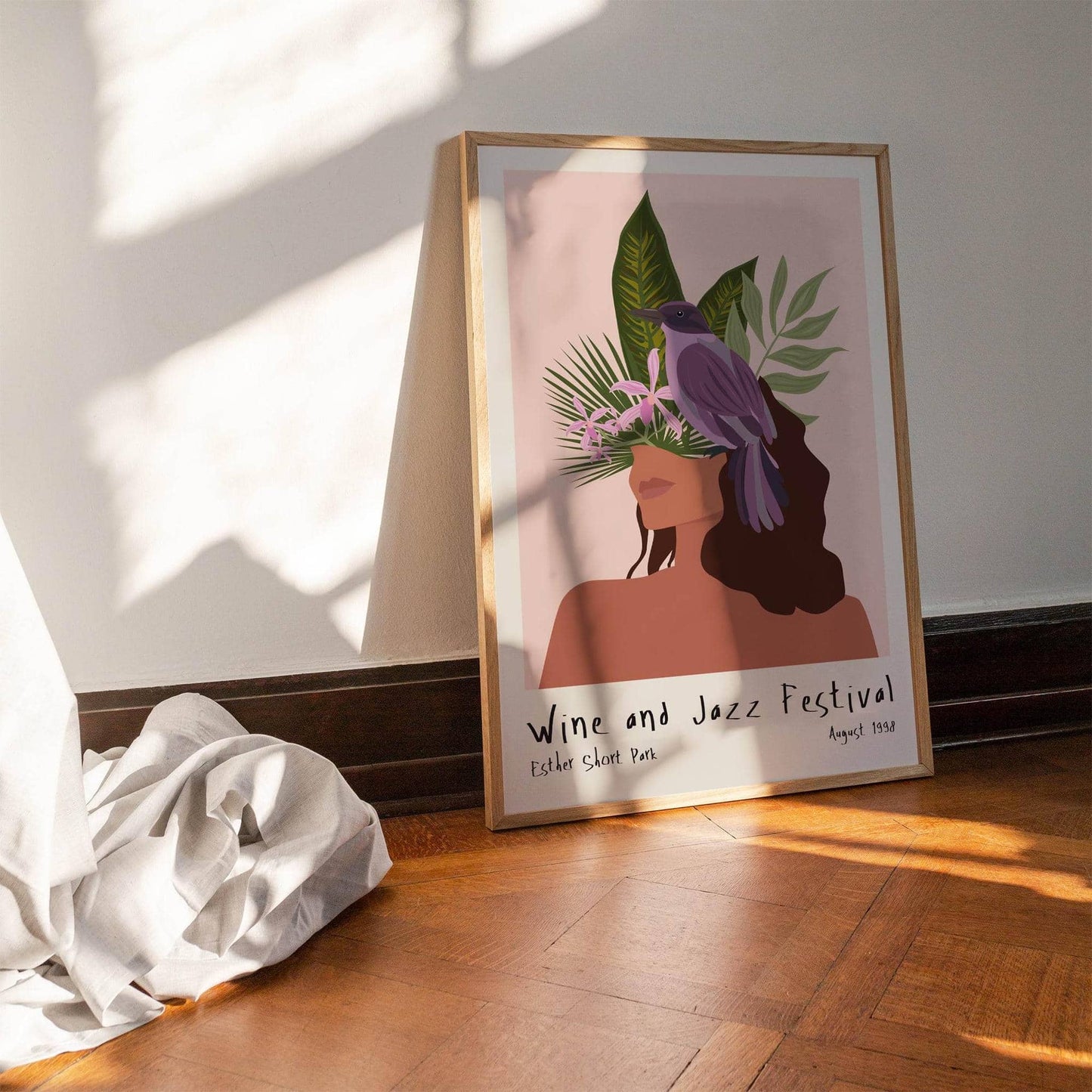 Wine and Jazz Festival Poster - HypeSheriff