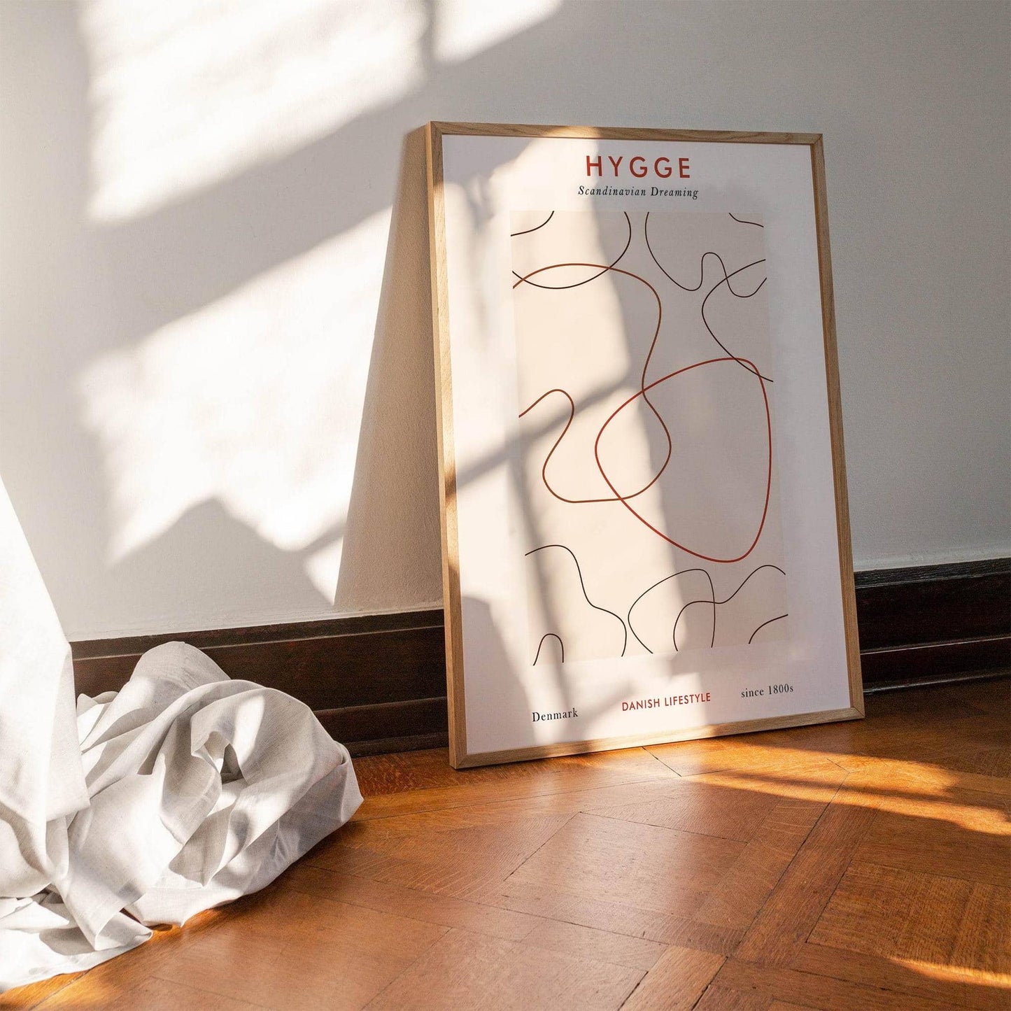 Minimal Line Art Hygge Poster - HypeSheriff