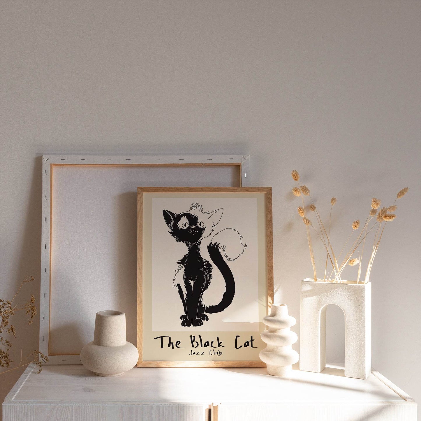 The Black Cat - Jazz Poster Print - HypeSheriff
