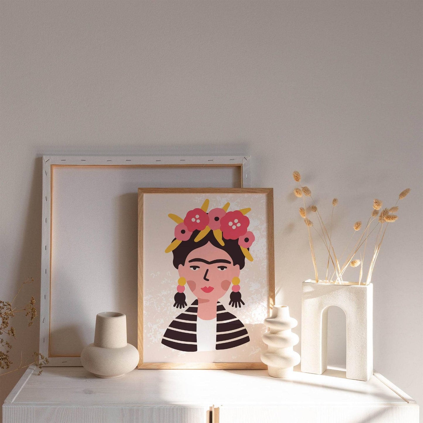 Cute Frida Kahlo Poster Print - HypeSheriff