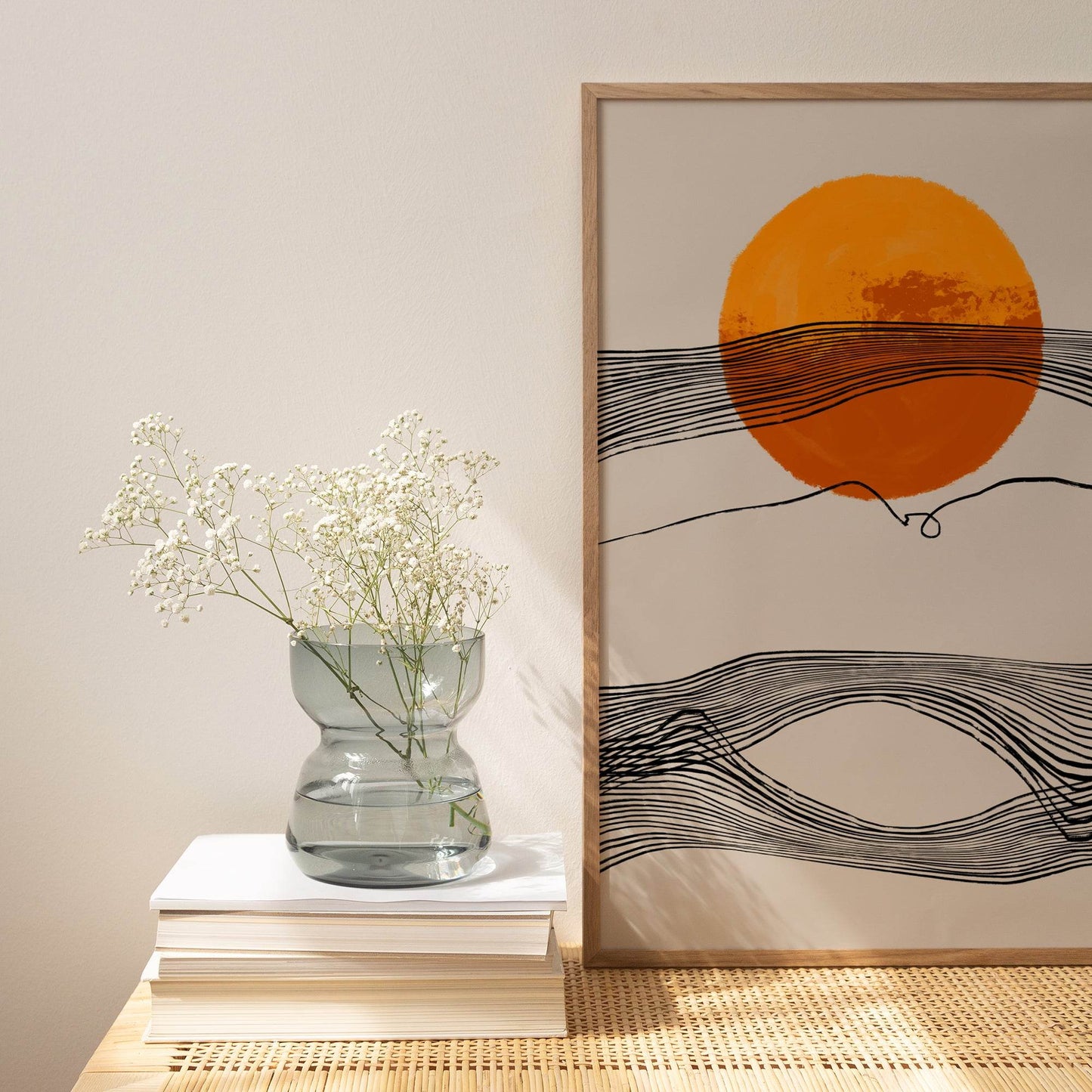 Handdrawn Sunset Print - HypeSheriff