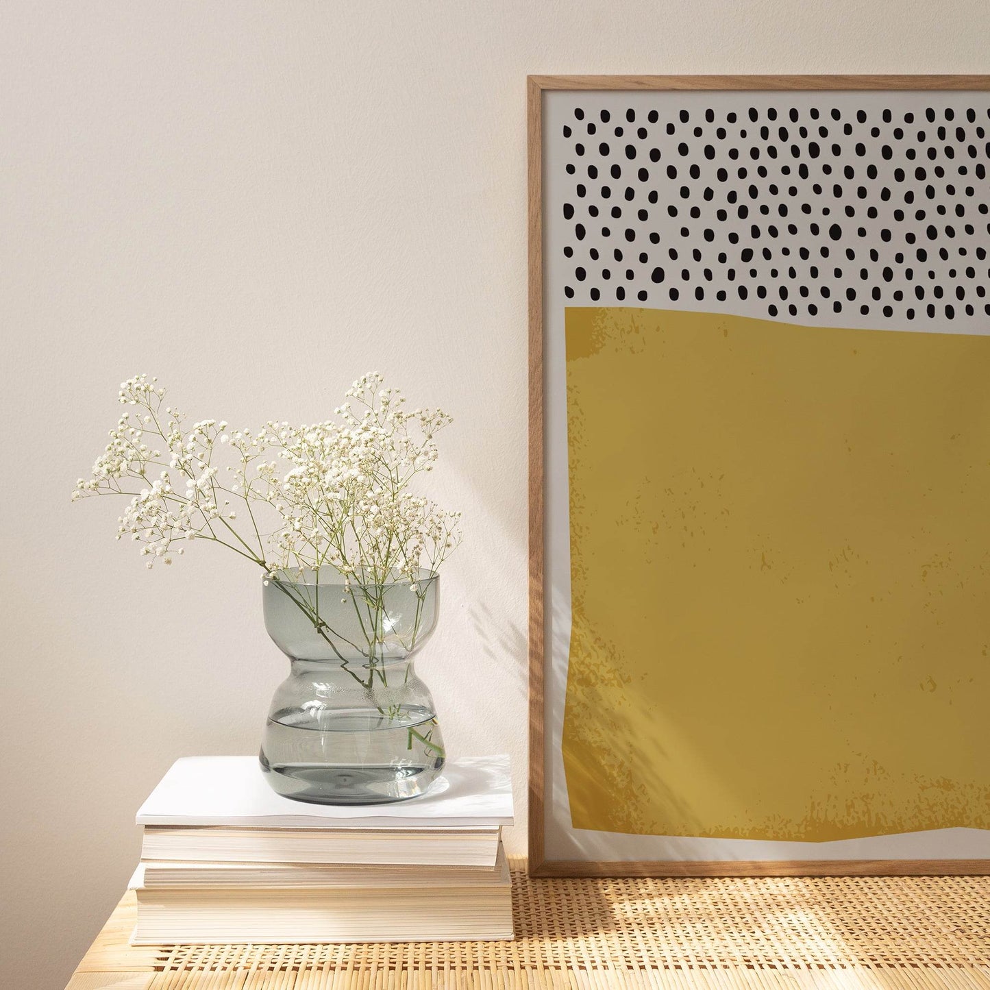 Subtle Colorblocks Abstract Print - HypeSheriff