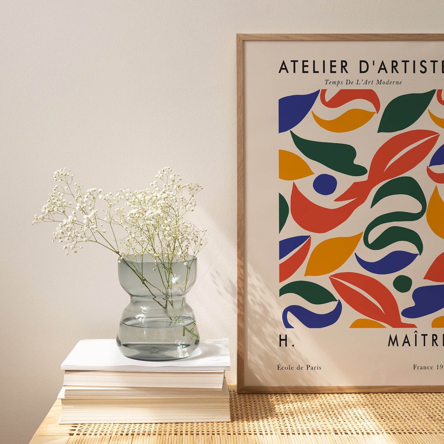 Floral Atelier d'Artiste Art Print - HypeSheriff