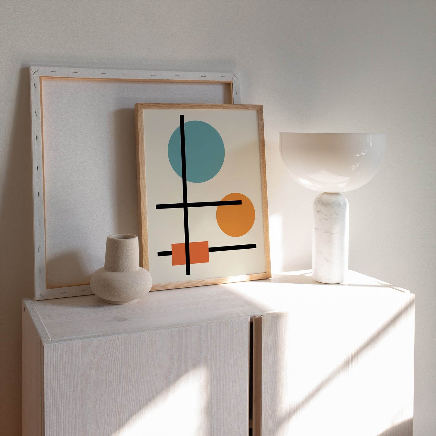 Geometric Bauhaus Abstract Print - HypeSheriff