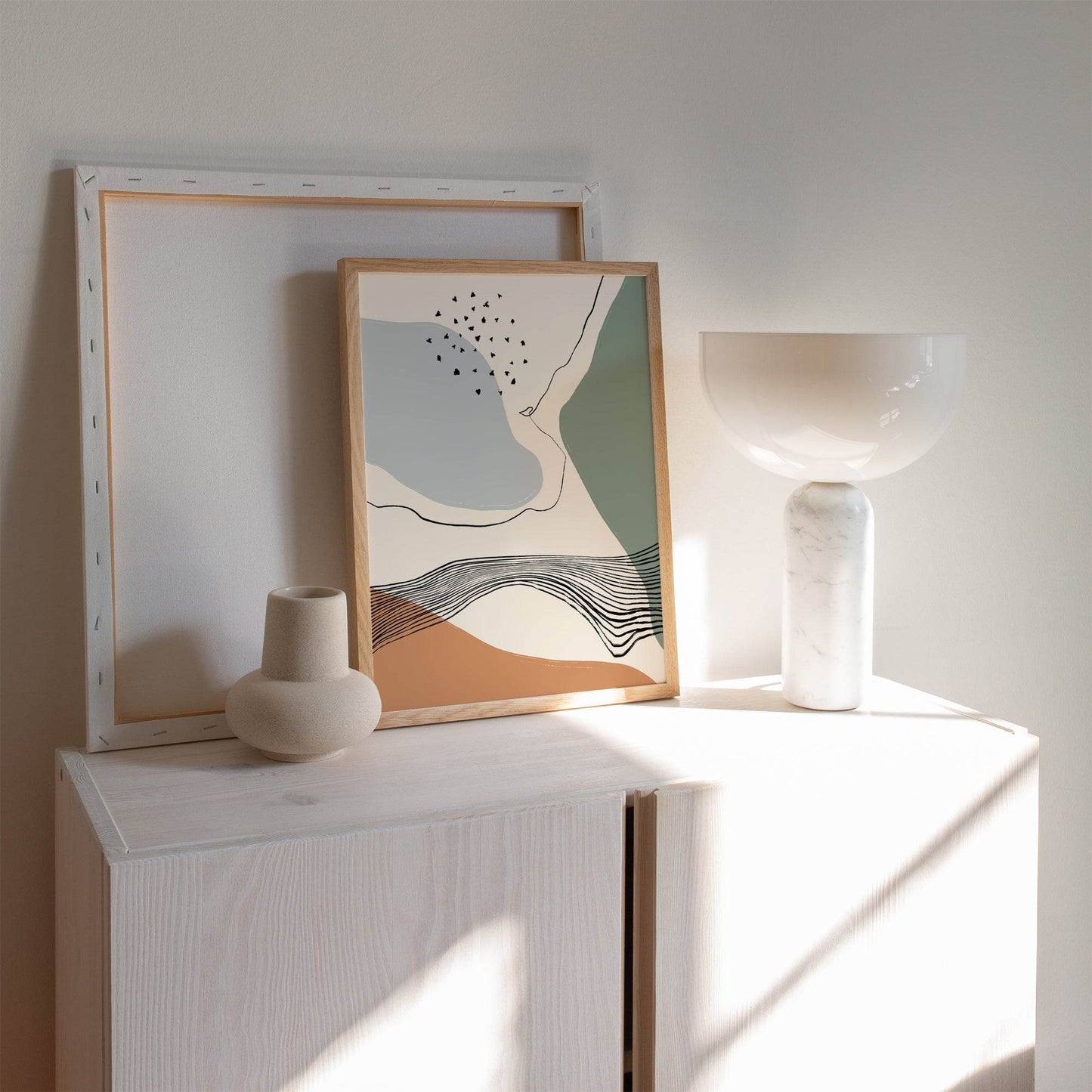 Mid-Century Modern Composition Art Print - HypeSheriff