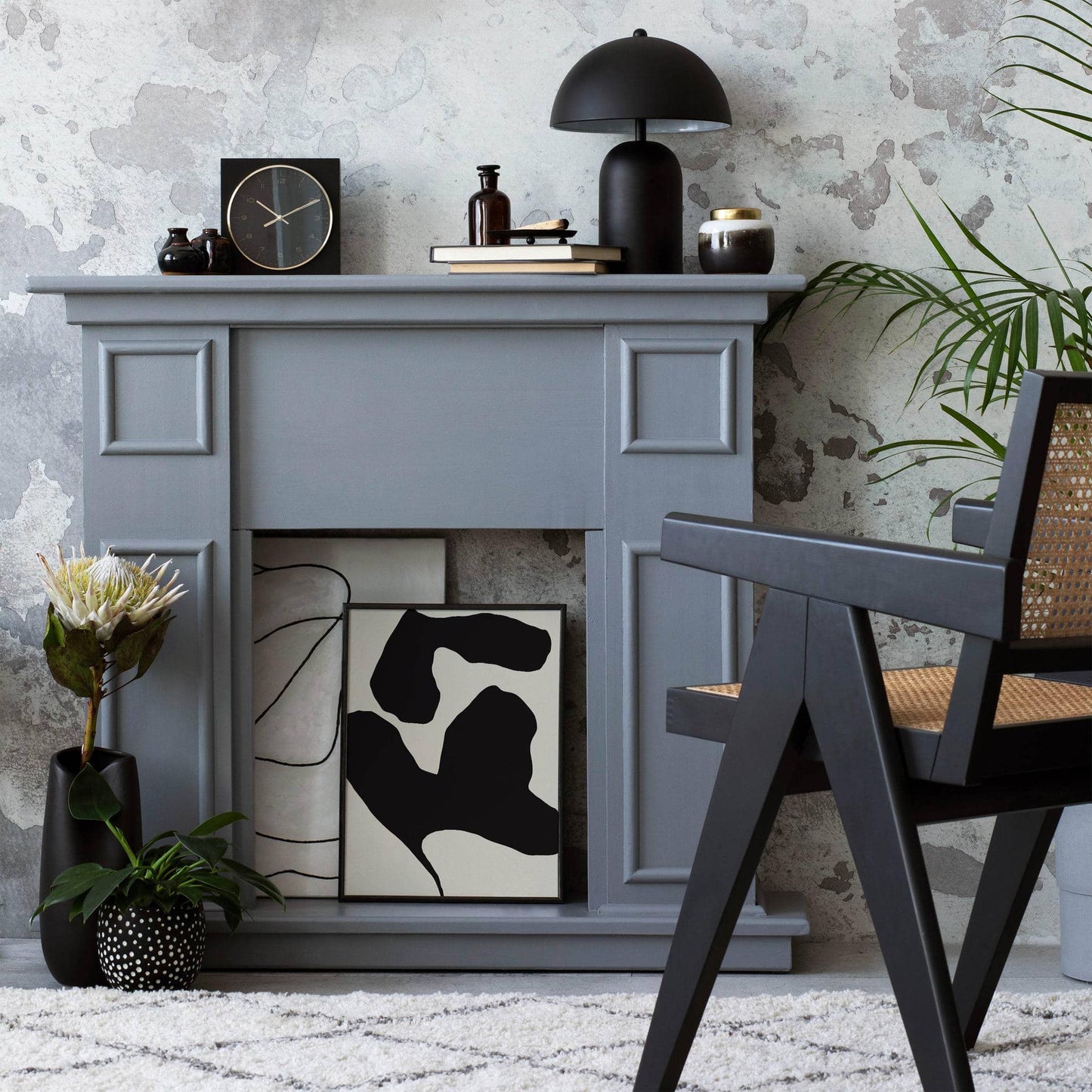 Abstract Ink Shapes Poster - HypeSheriff