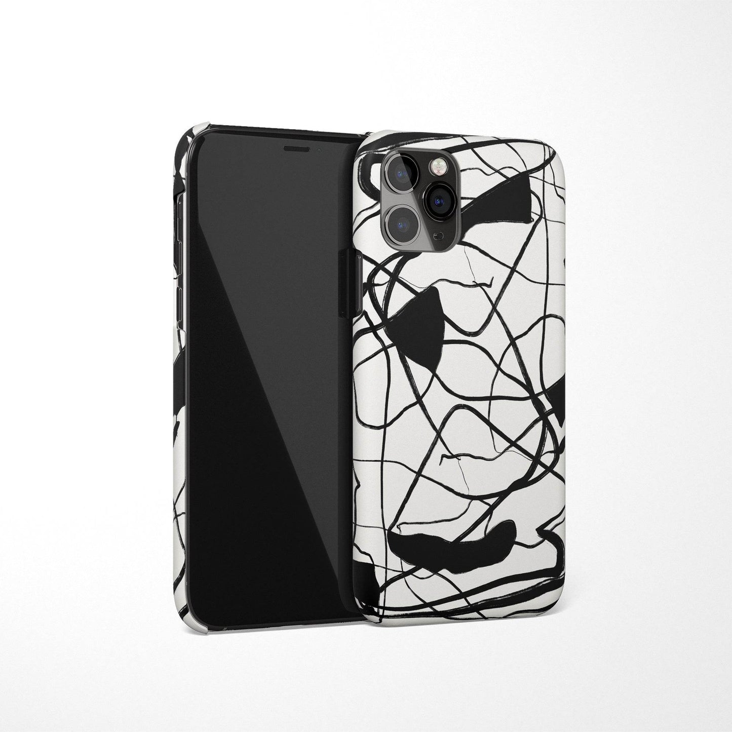 Abstract BW iPhone Case - HypeSheriff