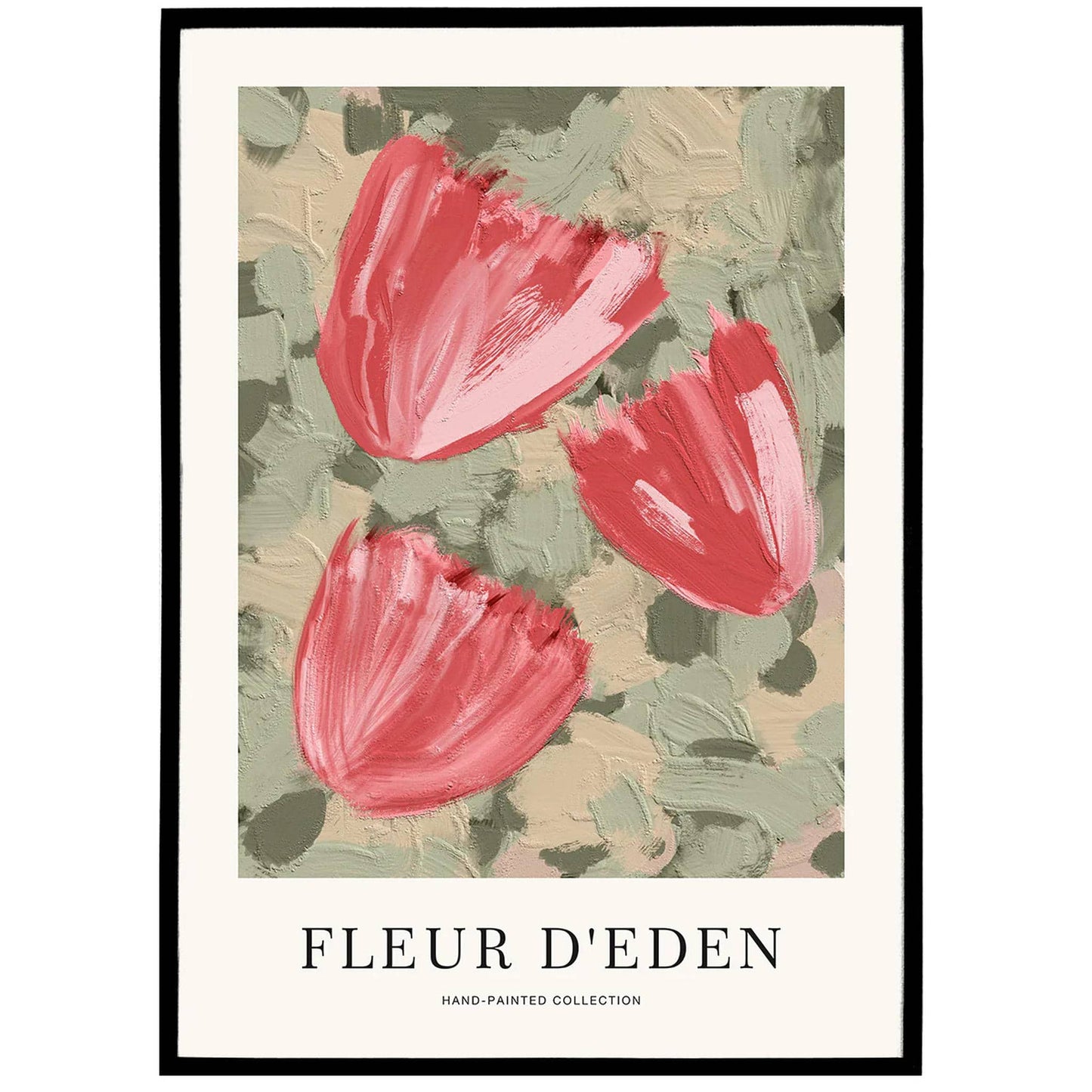 Fleur d'Eden Botanical Painted Poster - HypeSheriff
