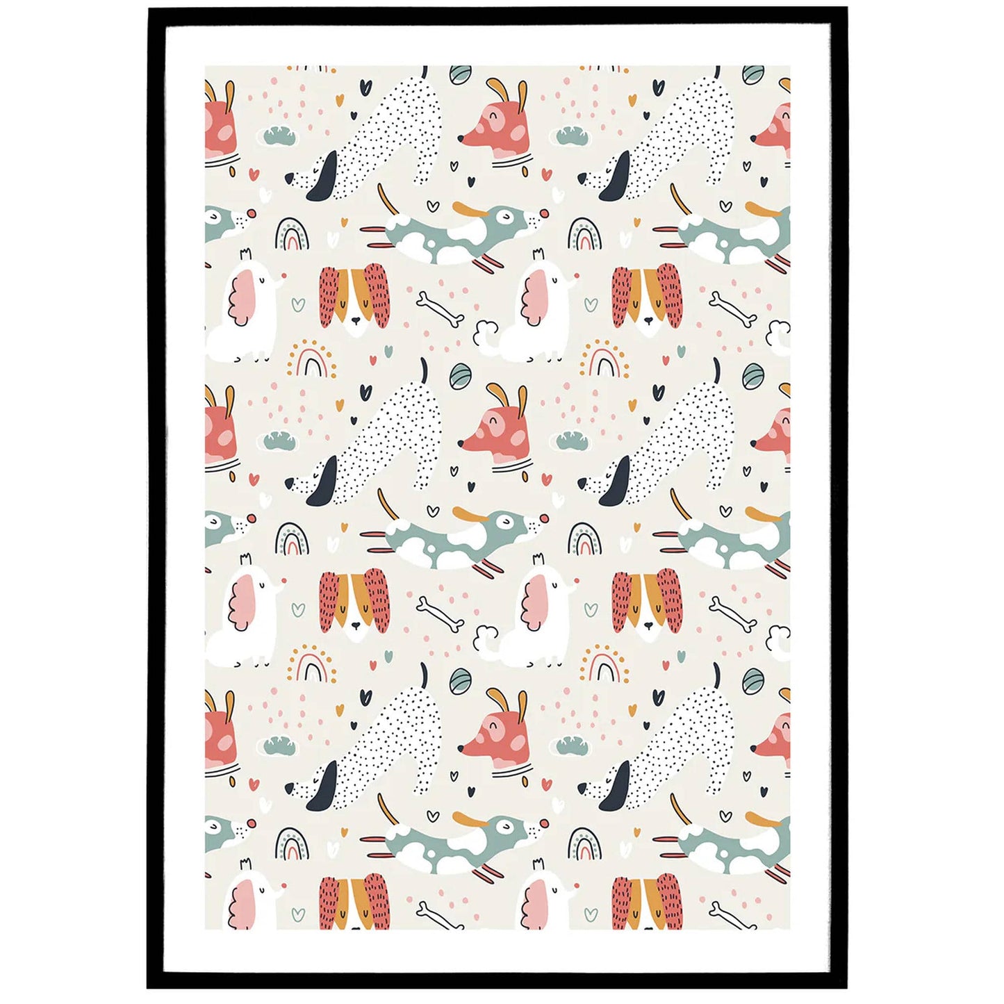 Happy Dogs Poster - HypeSheriff