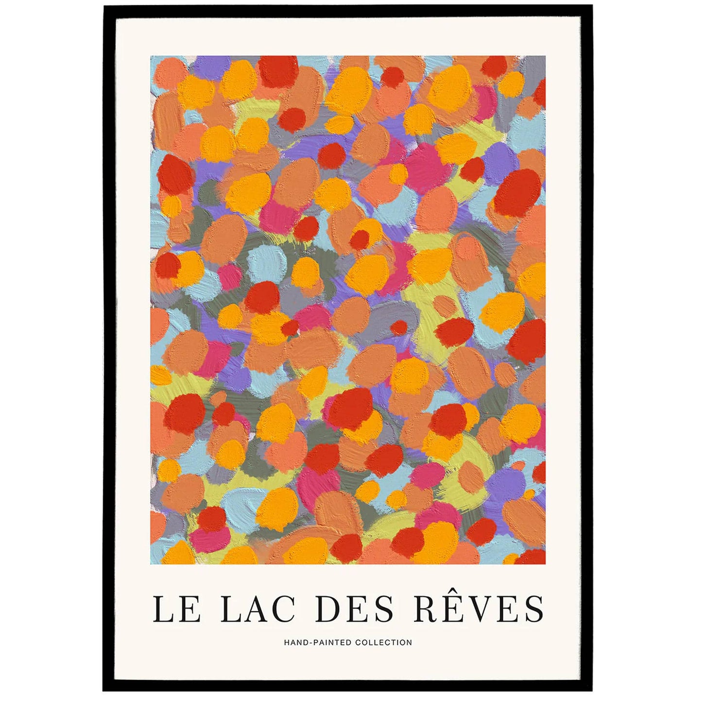 Lake of Dreams Colorful Painted Poster - HypeSheriff