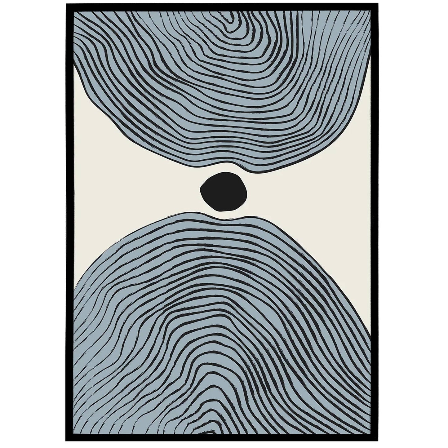 Scandinavian Closure Abstract Poster - HypeSheriff