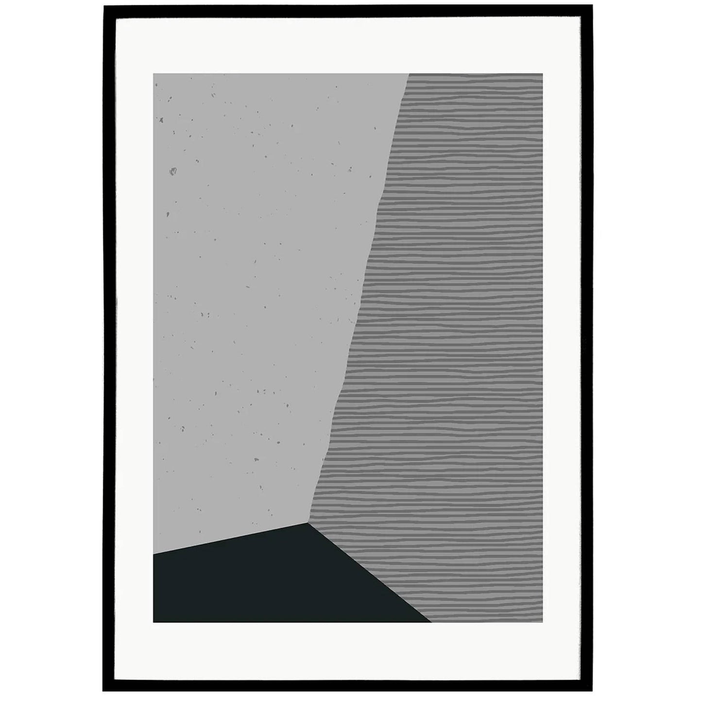 Black Modern No.1 Print - HypeSheriff