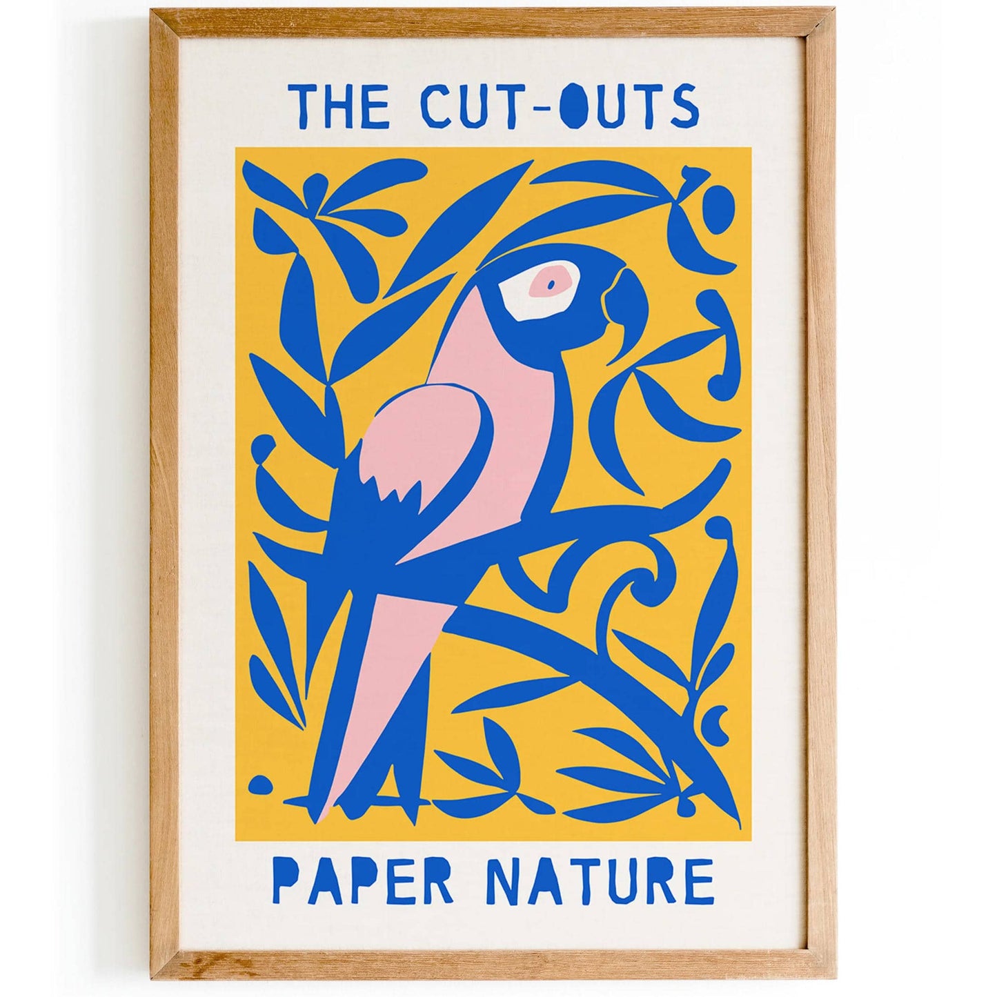 Tropical Parrot Yellow Poster - HypeSheriff