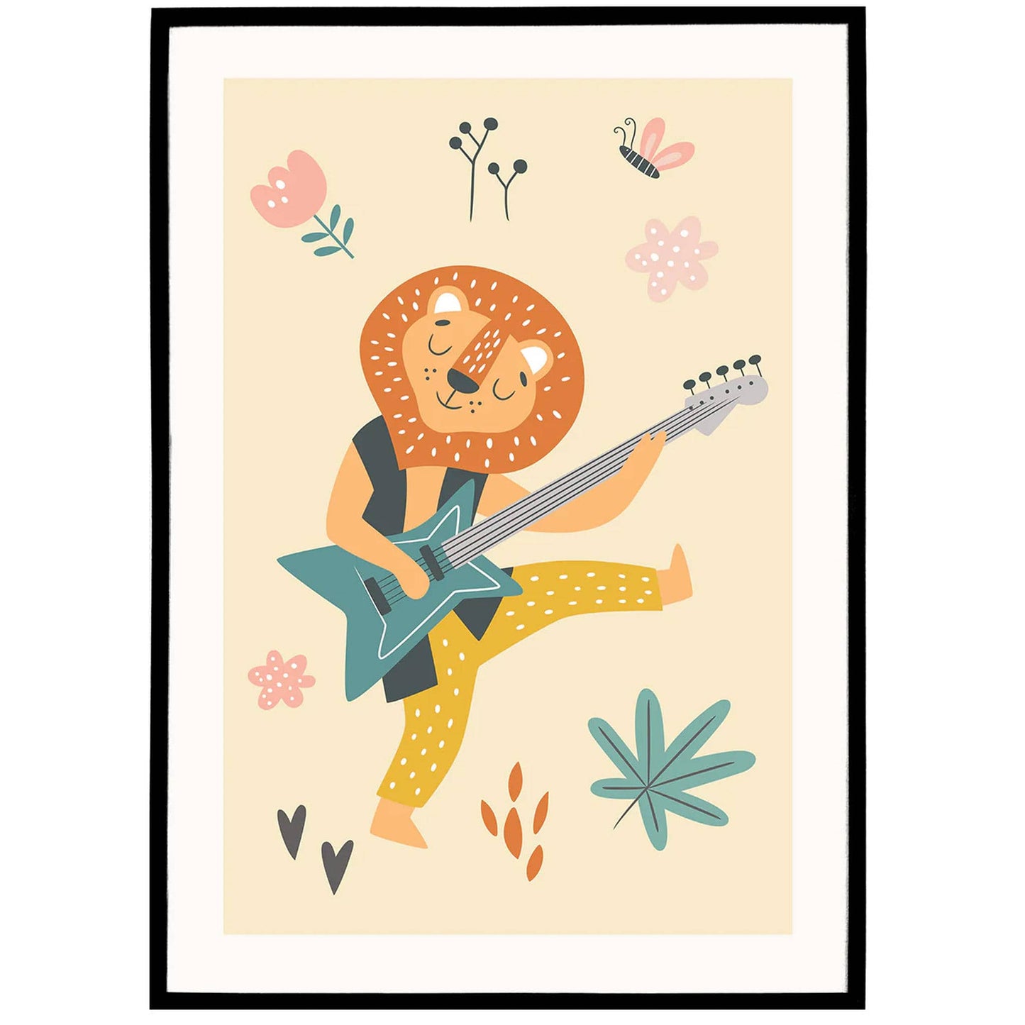 Funny Lion Poster - HypeSheriff
