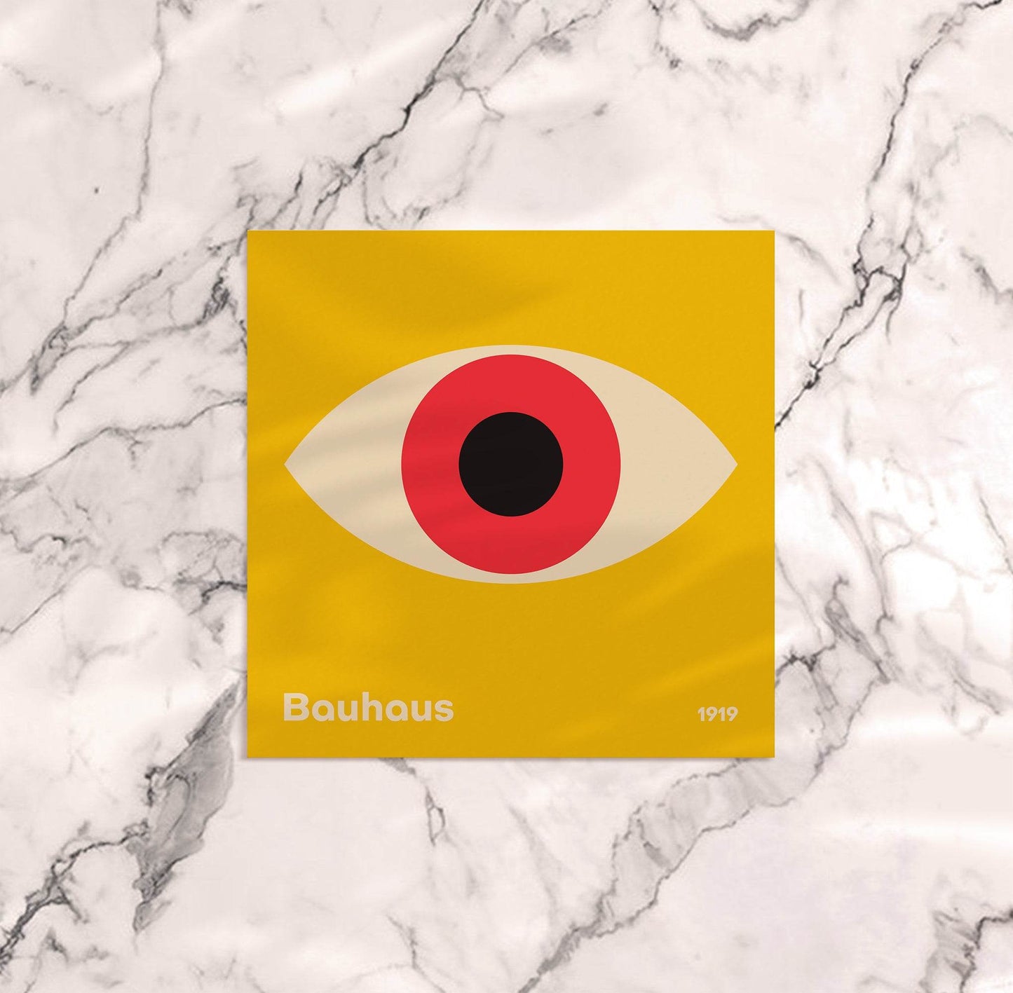 Yellow Bauhaus Poster - HypeSheriff