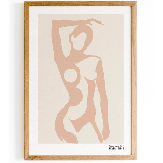 Femme dans l'art Poster - HypeSheriff