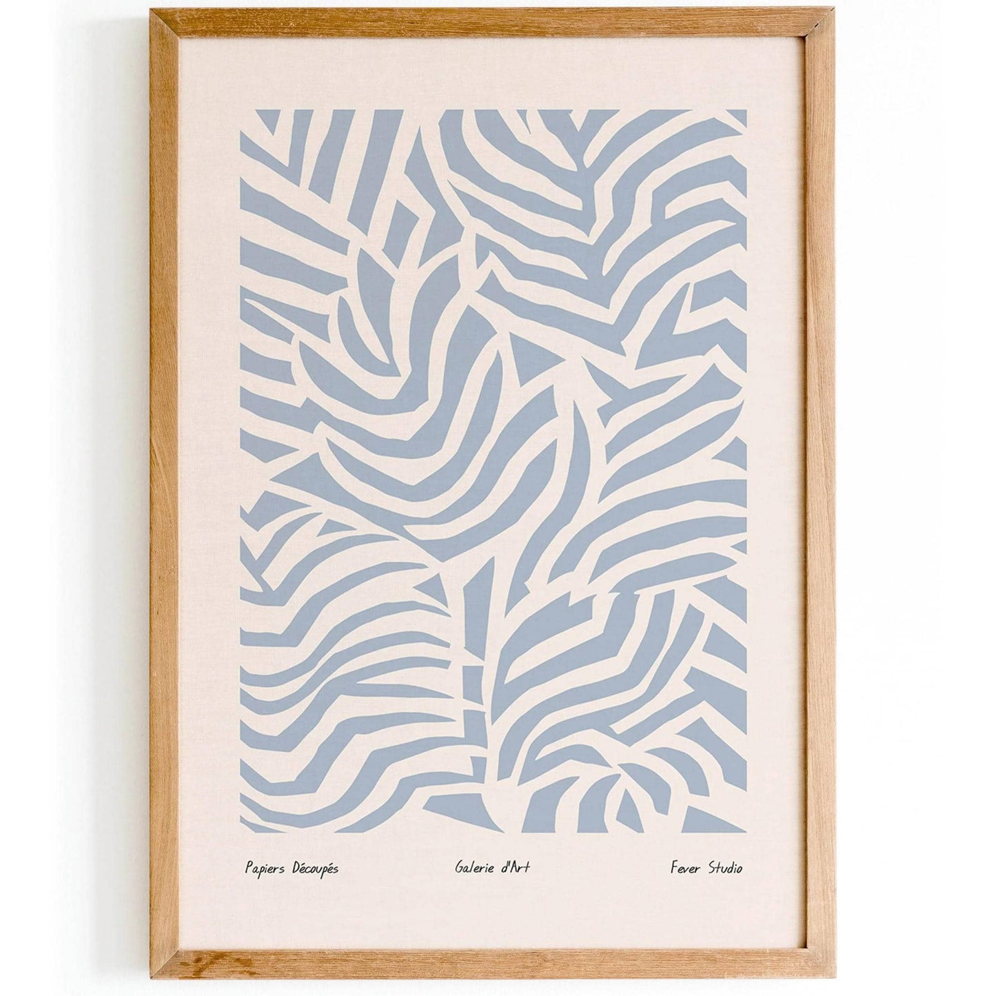 Papiers Découpés Blue Poster - HypeSheriff