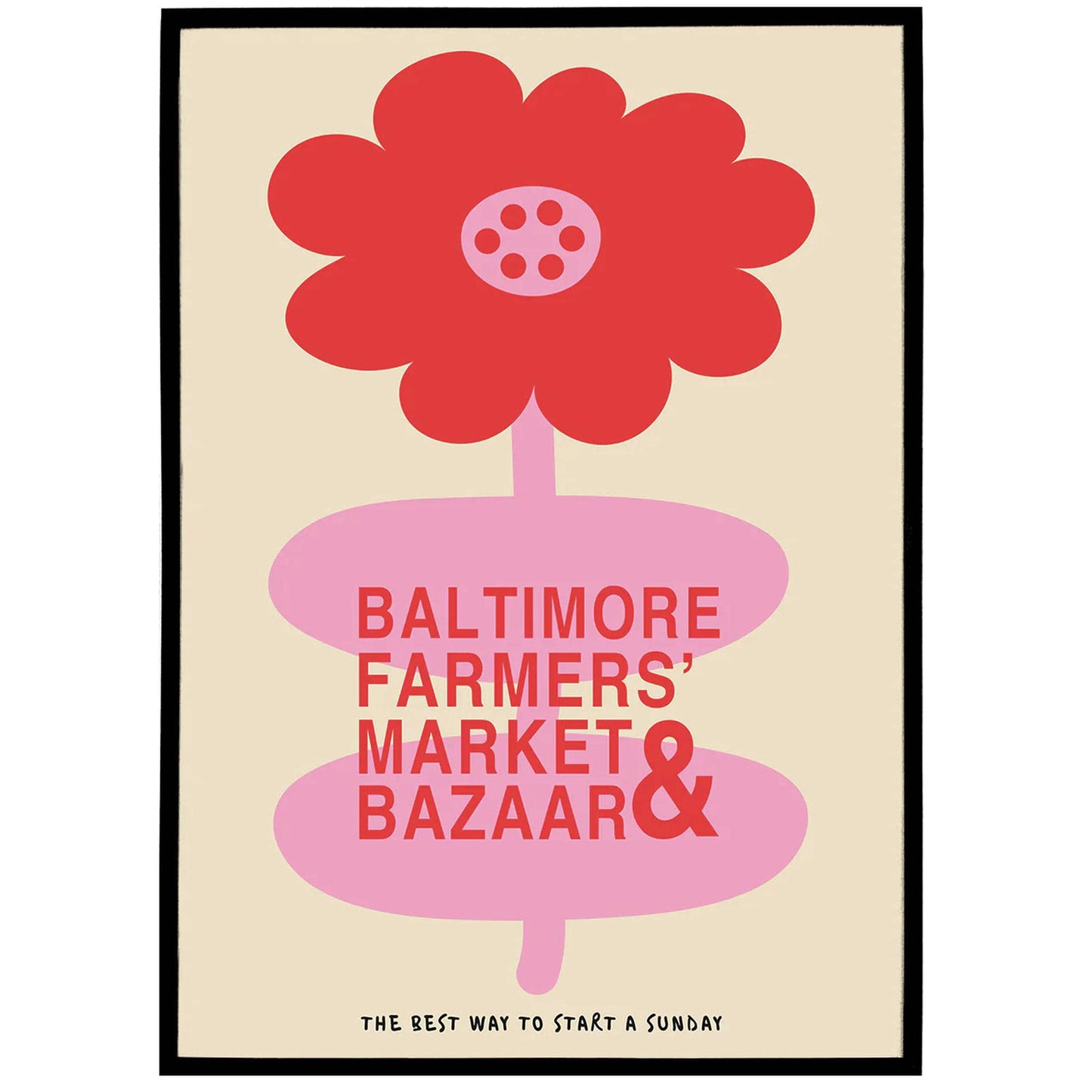 Baltimore Farmers Market & Bazaar Poster - HypeSheriff