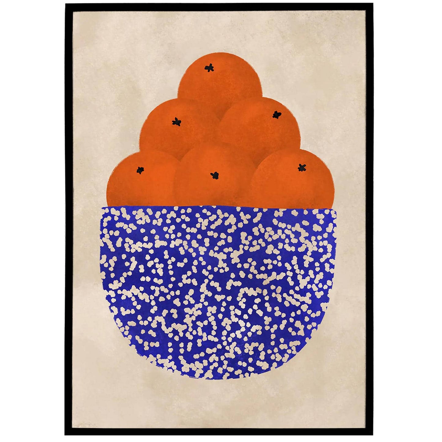 Bowl of Oranges Poster - HypeSheriff