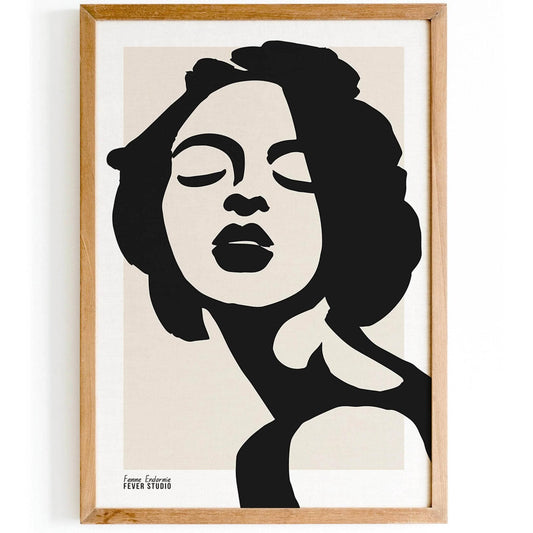 Sleepy Woman Poster - HypeSheriff