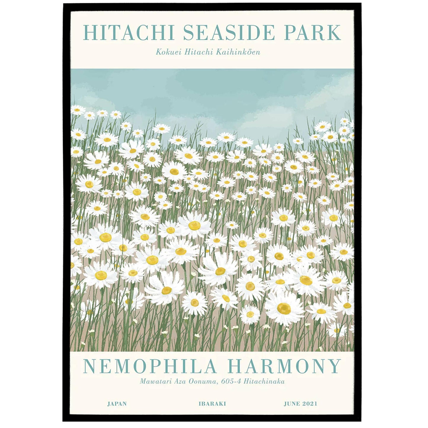 Hitachi Seaside Park, Japan Poster - HypeSheriff