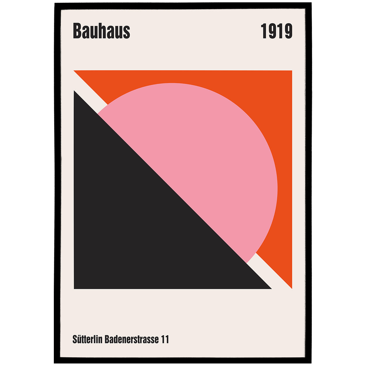  Bauhaus 1919, Bauhaus Poster 1919, Poster Bauhaus 1919