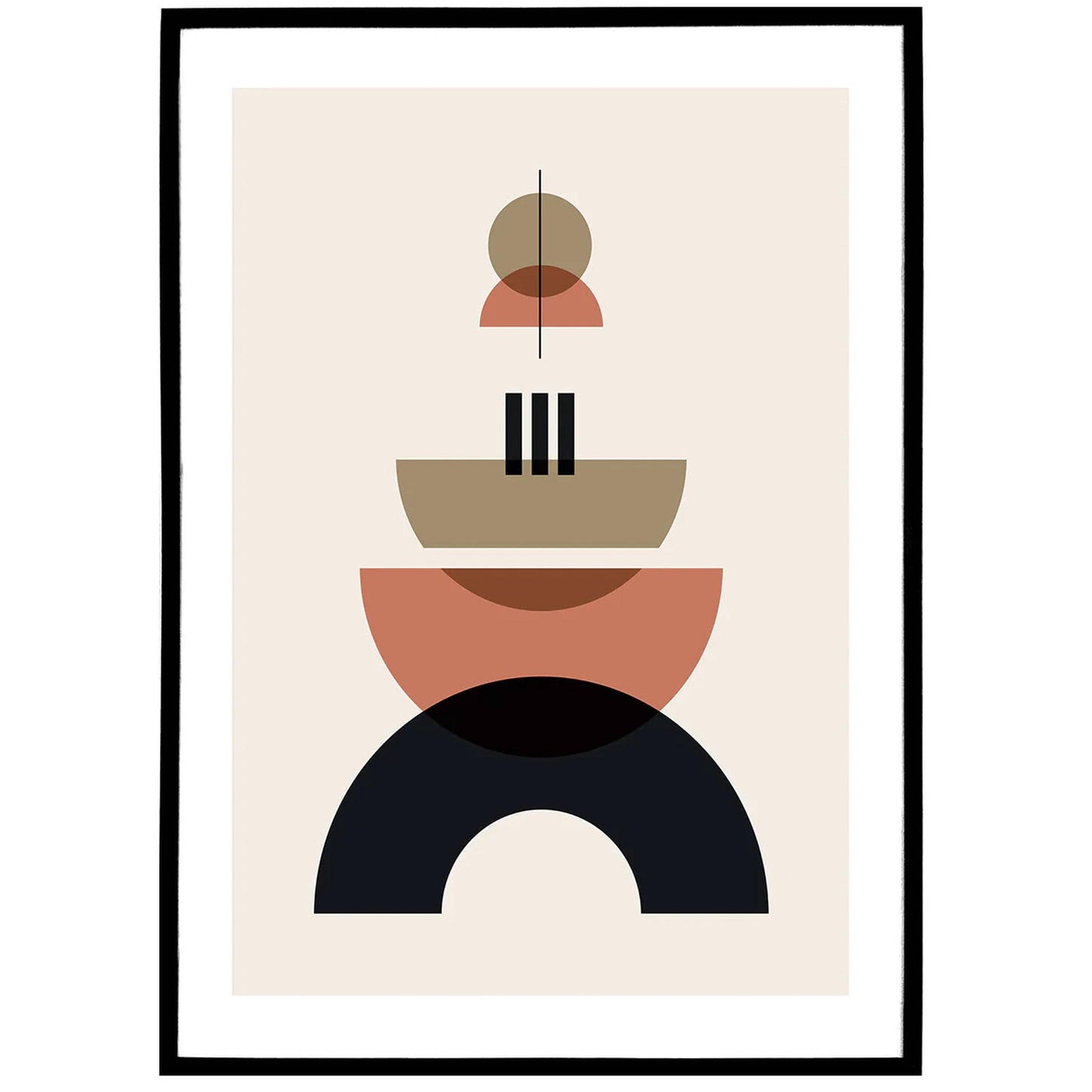 Mid Century Abstract v2 Poster - HypeSheriff