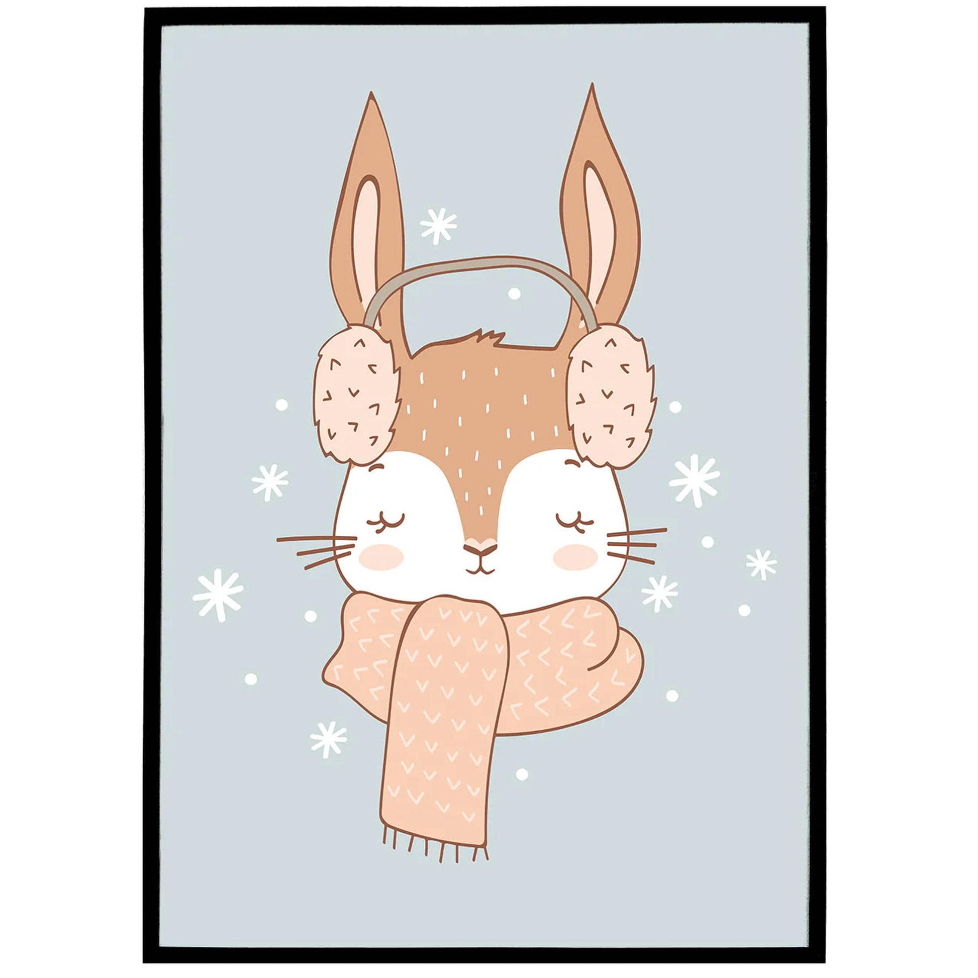 Cute Rabbit Poster - HypeSheriff