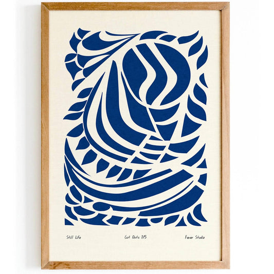 Still Life Blue Art Print - HypeSheriff