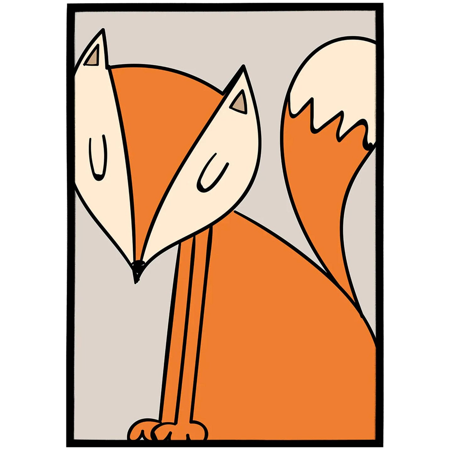 Kitsune Fox Poster - HypeSheriff