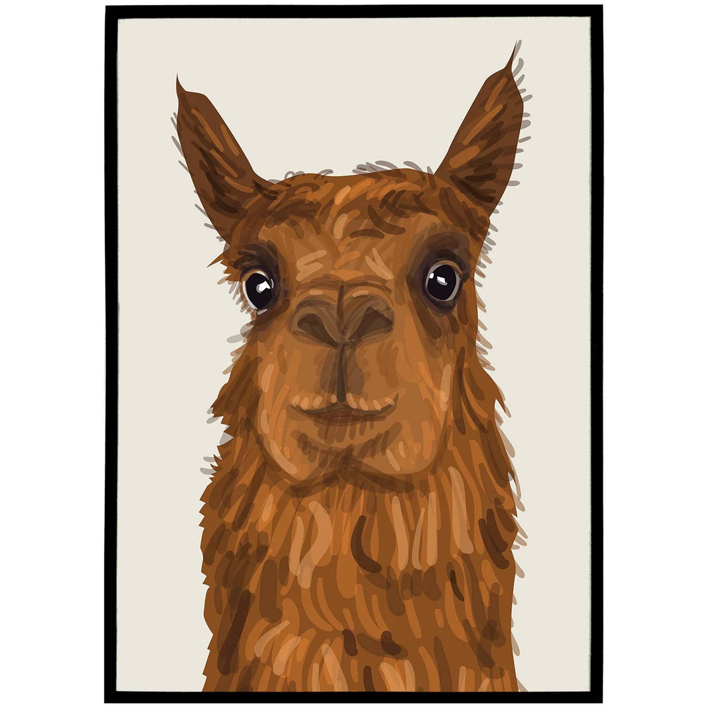 Cute Alpaca Print - HypeSheriff