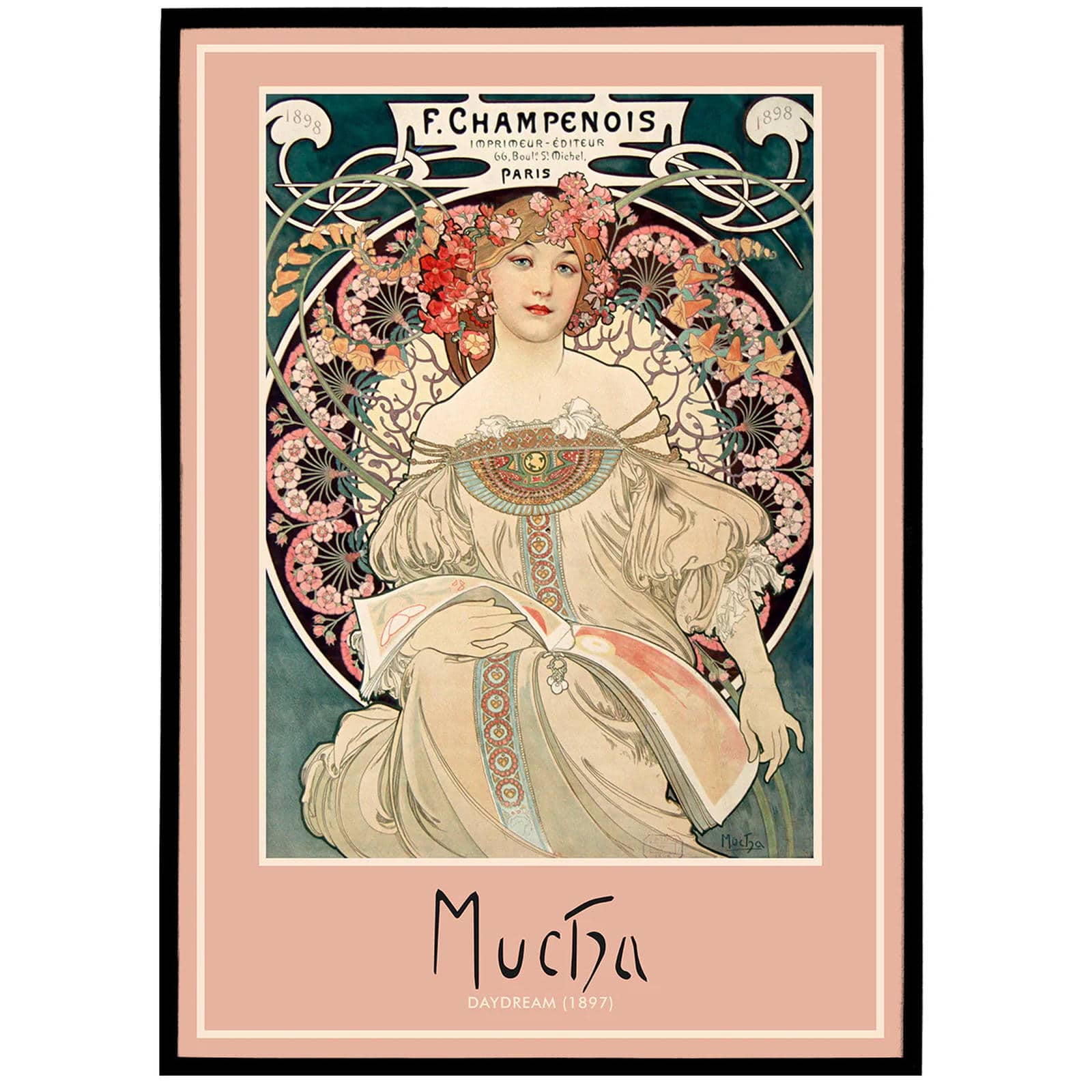 Alphonse Mucha Daydream Poster - HypeSheriff
