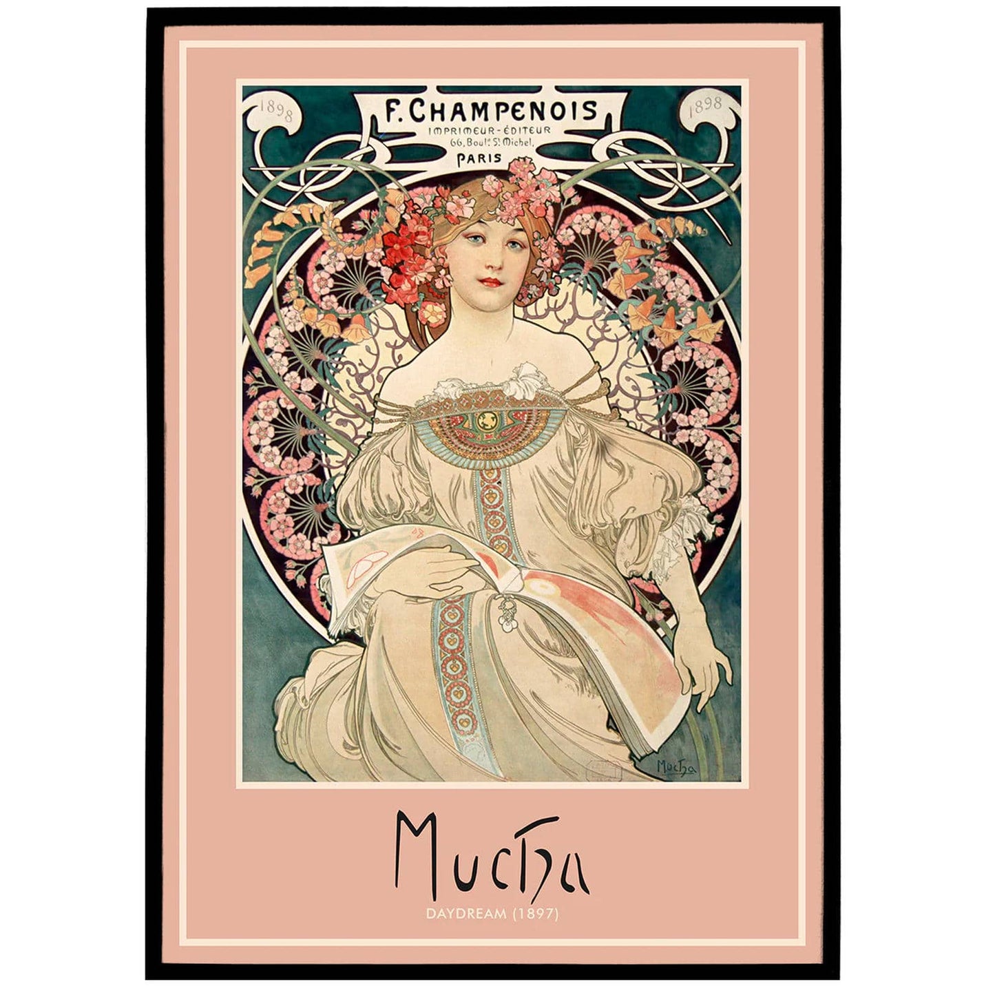 Alphonse Mucha Daydream Poster - HypeSheriff