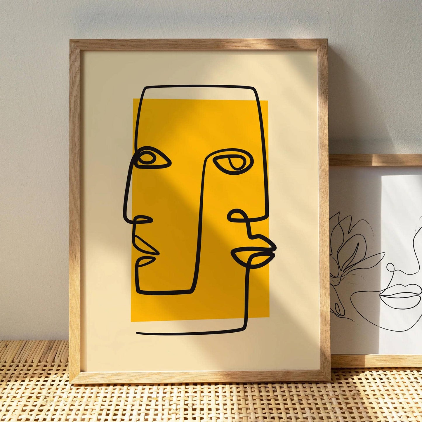 Line Art Cubism Poster - HypeSheriff