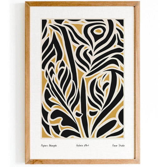 Mustard Botanical Poster - HypeSheriff