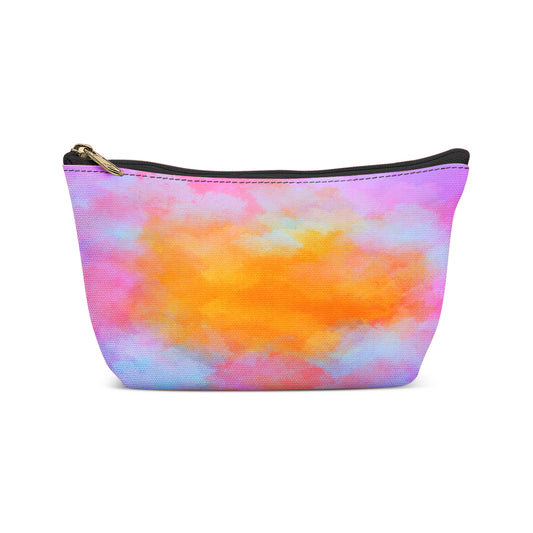 Painted Colorful Sunshine Makeup Bag