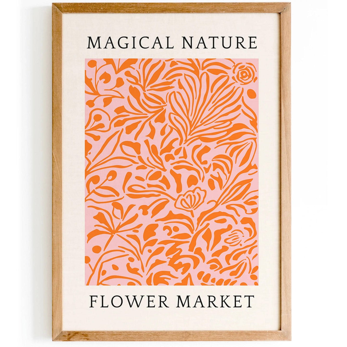 Magical Nature Orange Poster - HypeSheriff