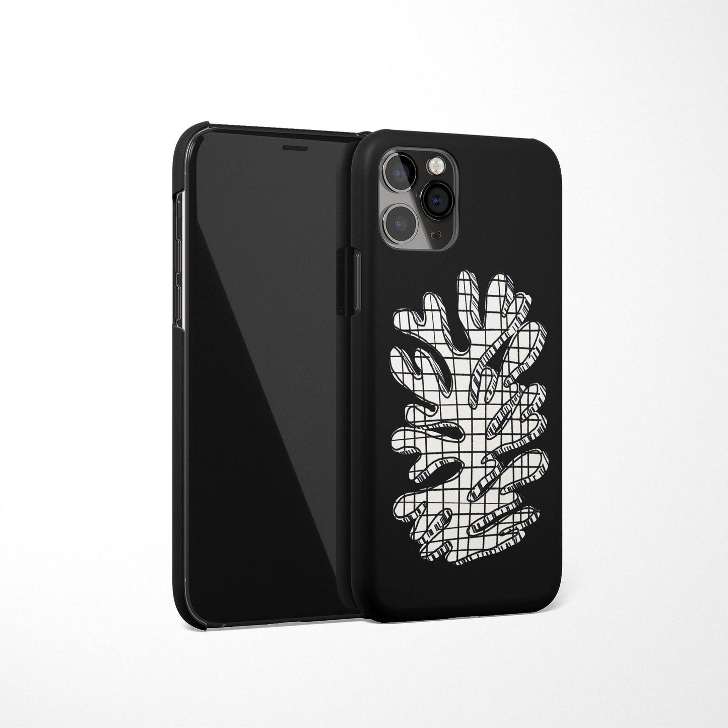 Black Drawing iPhone Case - HypeSheriff
