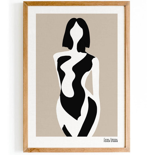Formes Féminines III Poster - HypeSheriff
