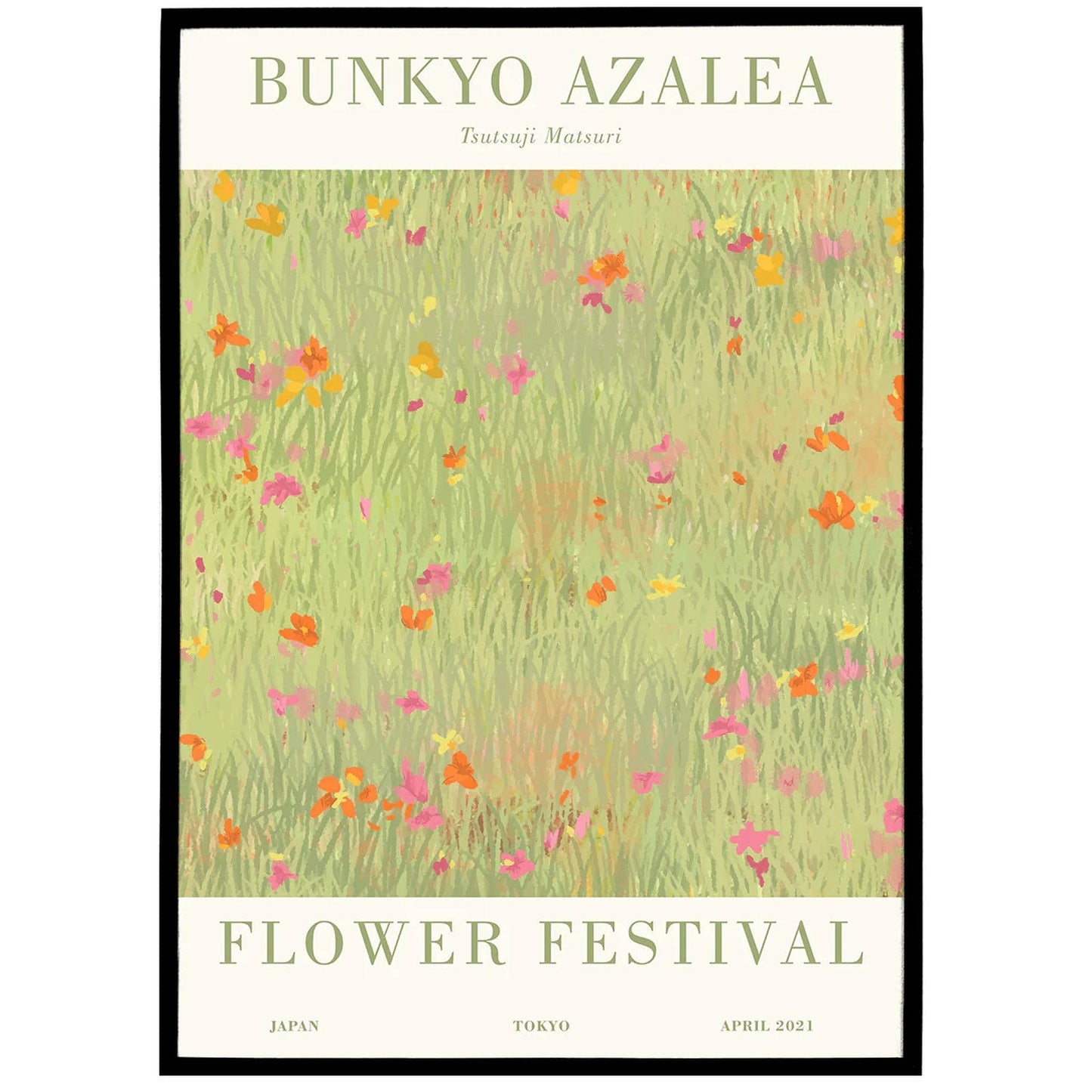 Bunkyo Azalea, Tokyo Poster - HypeSheriff