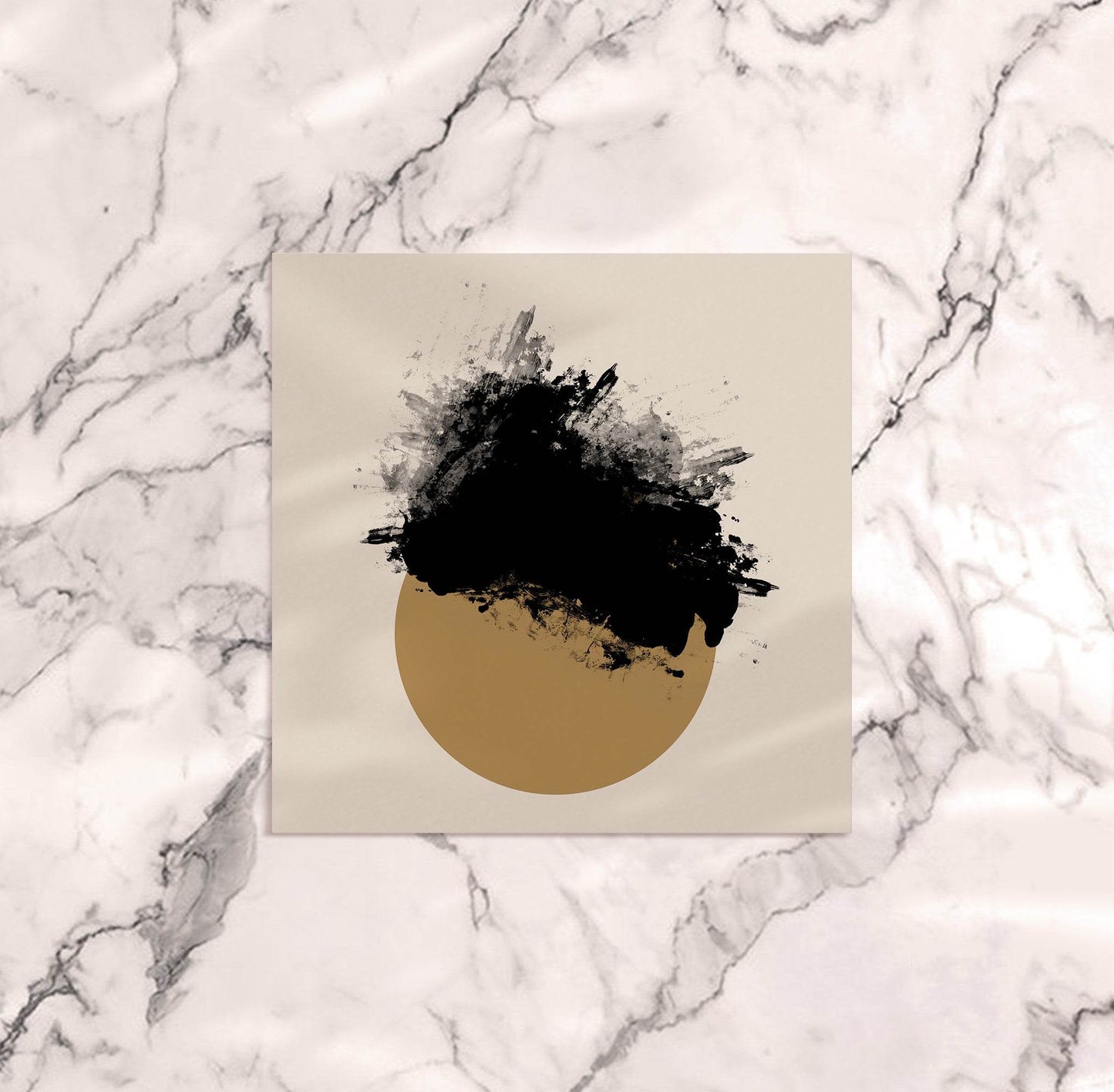 Abstract Ink Wall Art Print - HypeSheriff