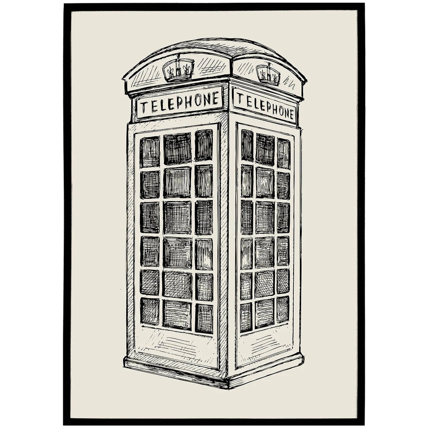 London Red Phone Booth Print - HypeSheriff