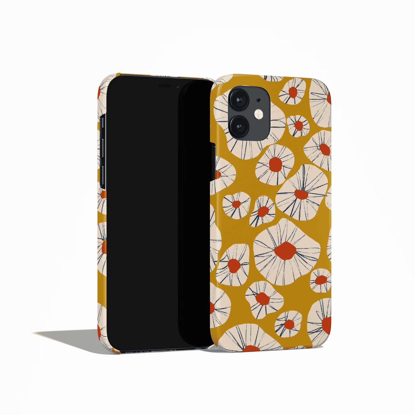Modern Retro Abstract Pattern iPhone Case - HypeSheriff