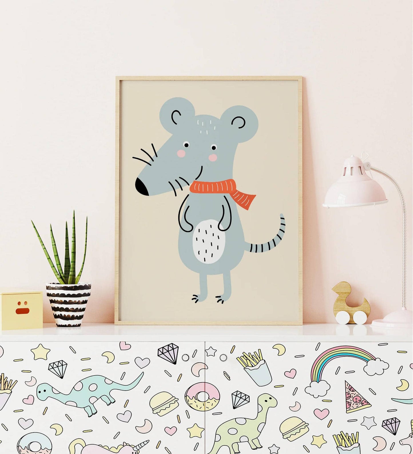 Happy Mouse Poster - HypeSheriff